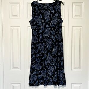 Tommy Hilfiger Navy Blue print dress 16